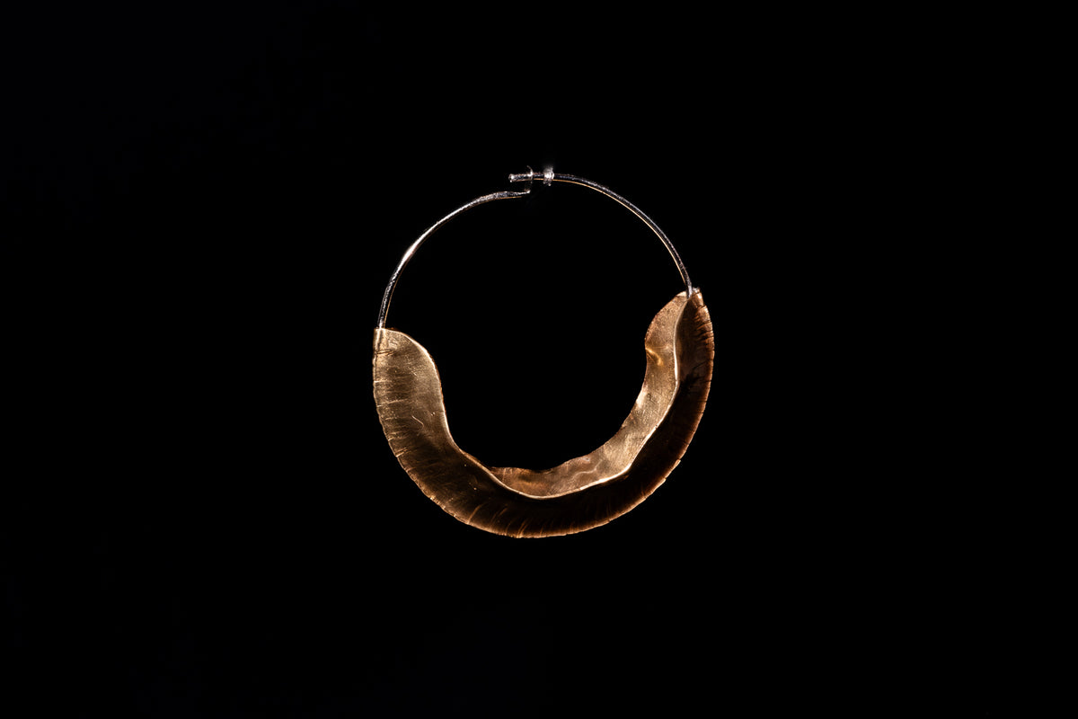 Leaf Hoops Small